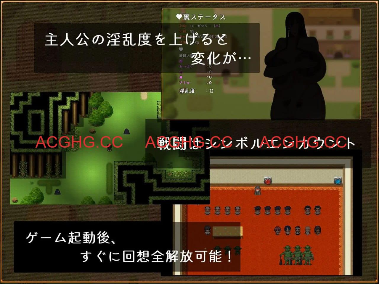 【RPG/AI汉化/MTool】罗塞玛丽的苦难[PC/1.1G]